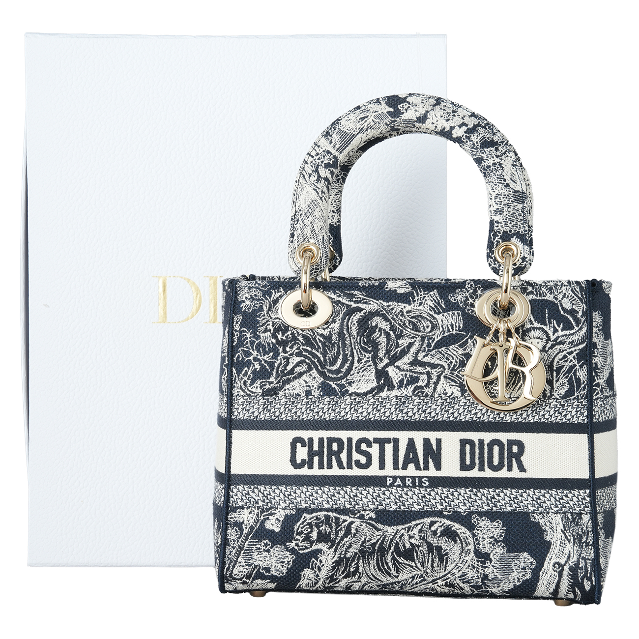 CHRISTIAN DIOR(USED)크리스찬디올 레이디 D LITE 미디엄 백